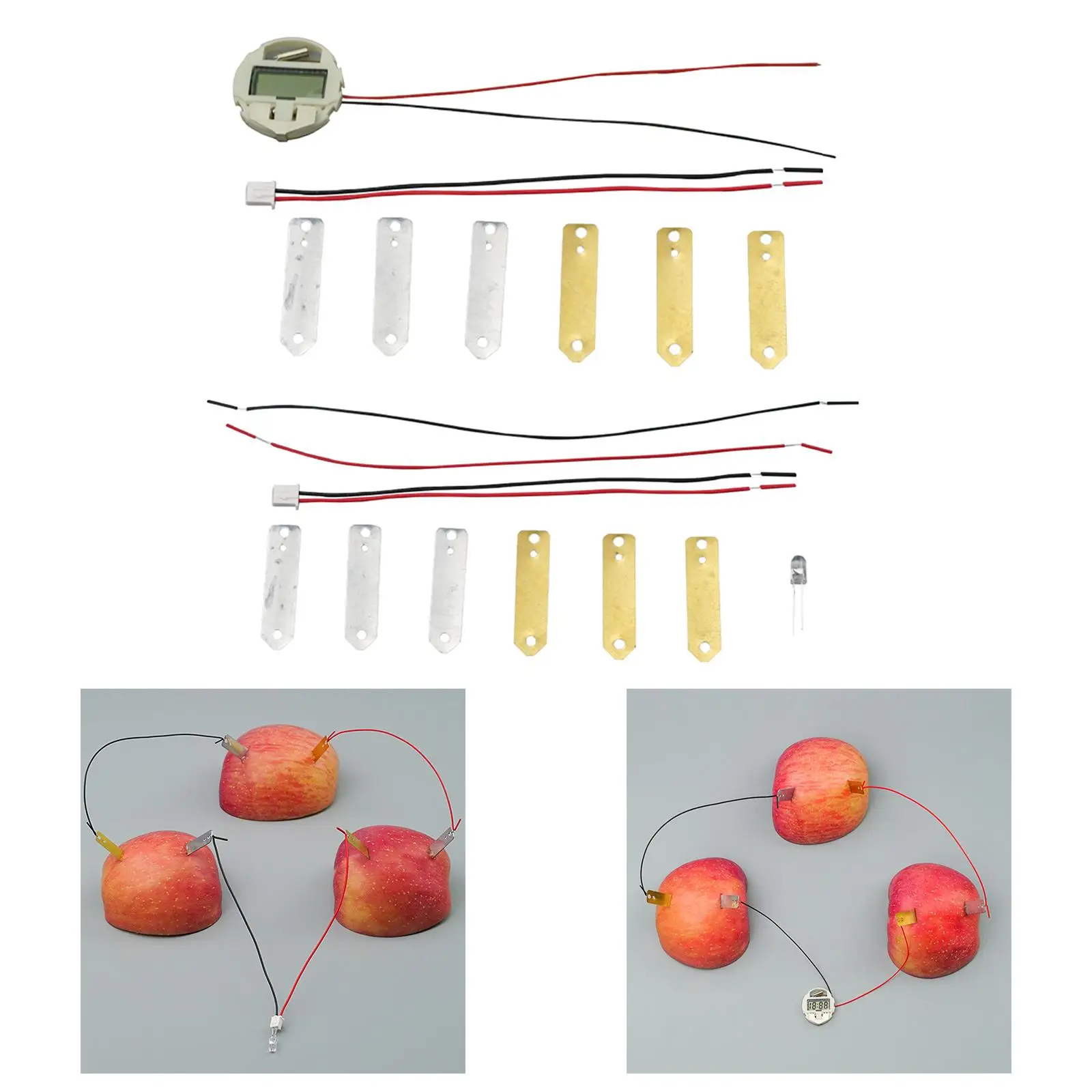 Fruit Battery Science Experiment Kits Potato Electricity Experiments Toys DIY