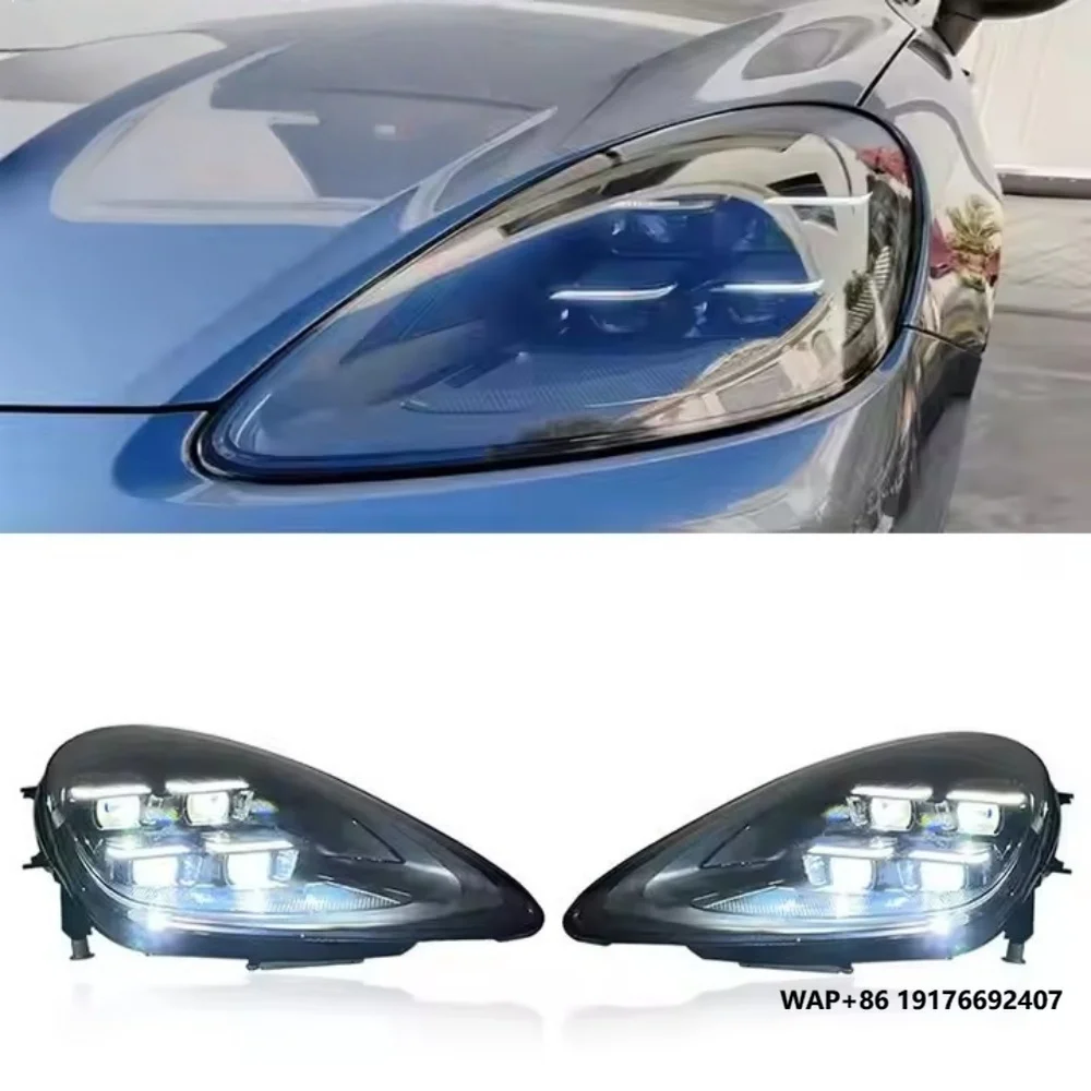 

Modified Car Headlight forPorsche Cayenne 9Y0 9YA 2018-23 New 2024 Matrix Style LED Headlights for Porsche Car Accessories