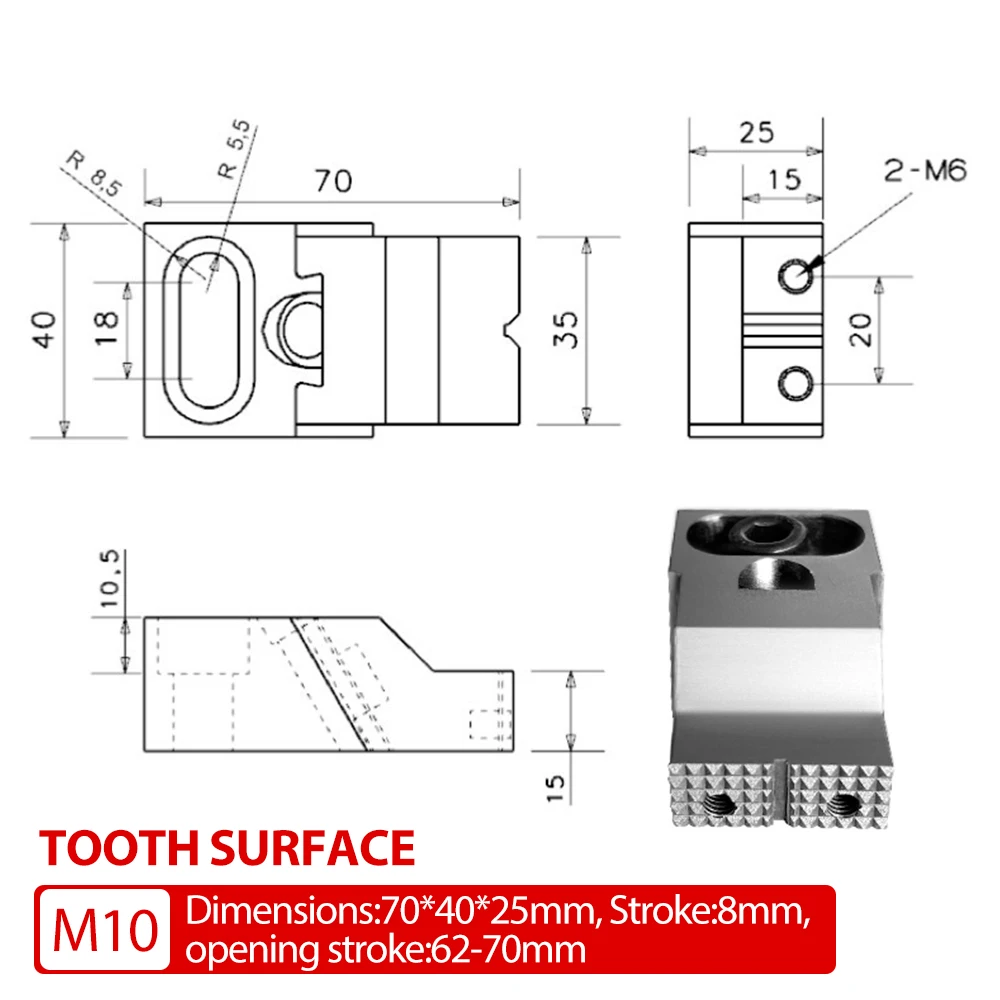 الصناعية باستخدام الحاسب الآلي الجانب الثابتة الدقة Ok المشبك ، مركز التصنيع الملزمة ، أداة الأجهزة ، آلة التصنيع باستخدام الحاسب الآلي الضفدع المشبك ، مشبك تثبيت متعدد الوظائف M8-M12