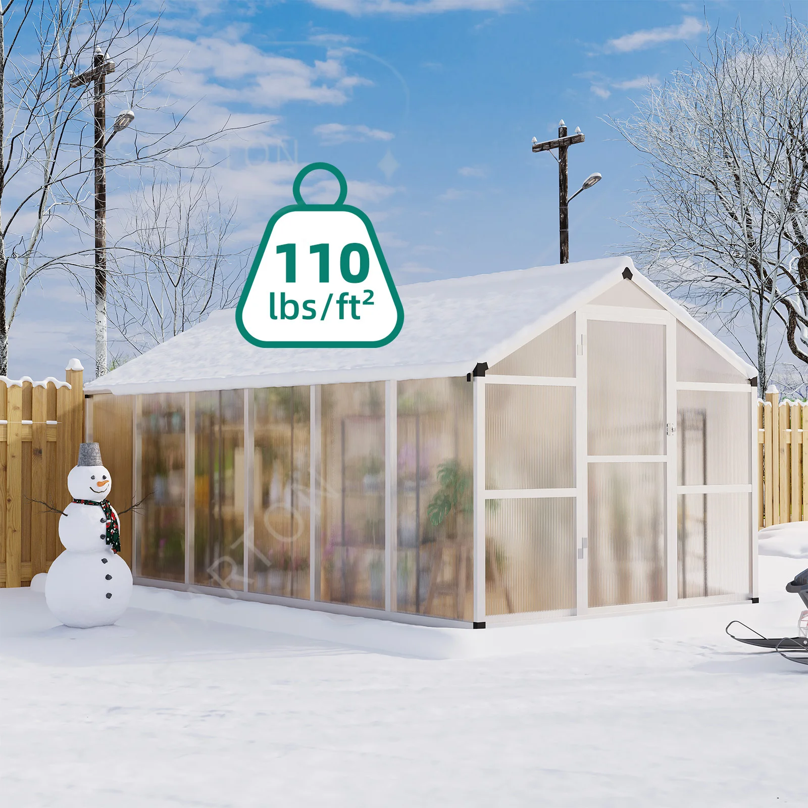 8X12 Ft Greenhouse …