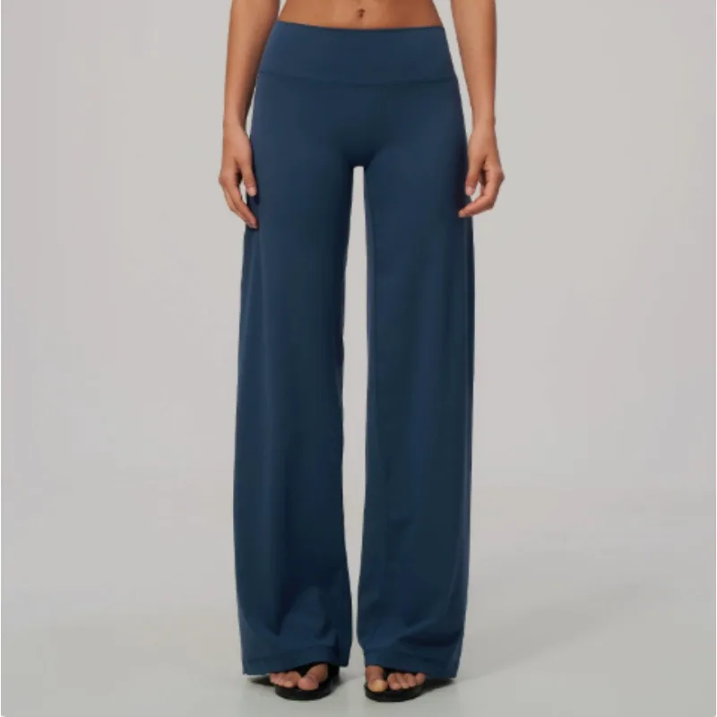 Yoga Pants High Waisted Wide Leg Pants Women's Flared Bottom Straight Leg Sports Pants Outdoor Casual Fitness Flared