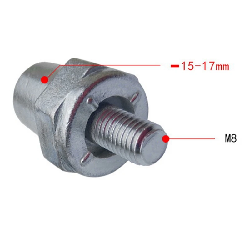 One Pair Zinc Alloy Battery Side Terminal Charging Posts Fit 8Mm Positive (+) Or Negative (-) Battery Cable Terminals