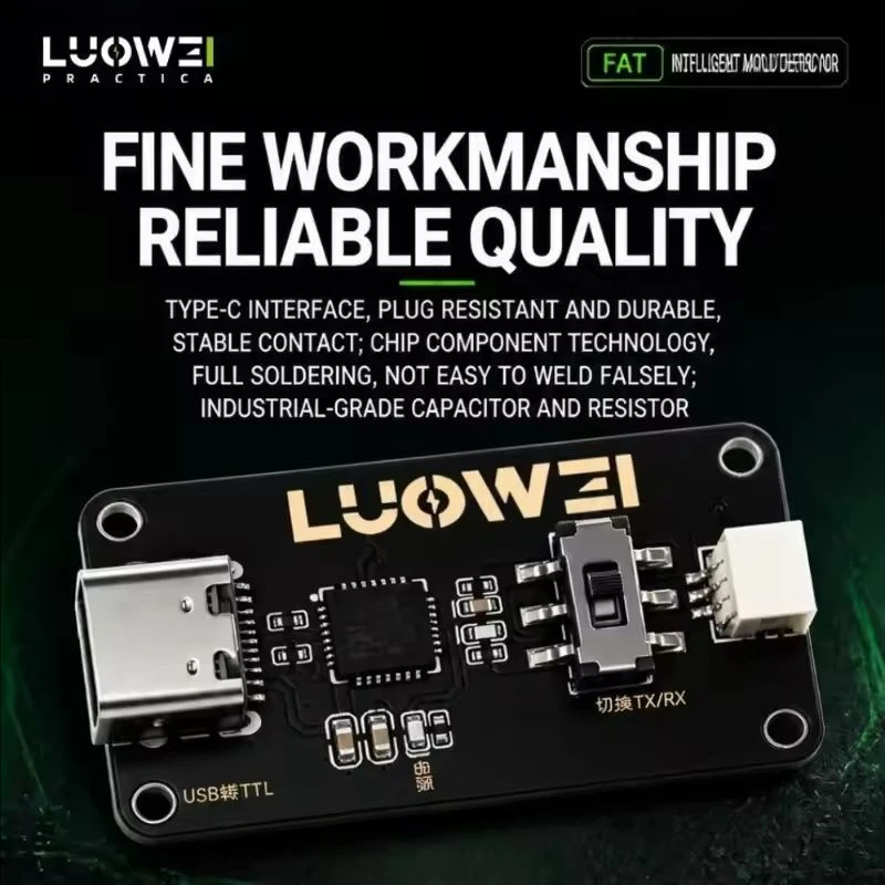 LUOWEI LW-FAT Mainboard Error Fault Detector Intelligent Motherboard Analyzer UART Log Capture Tool