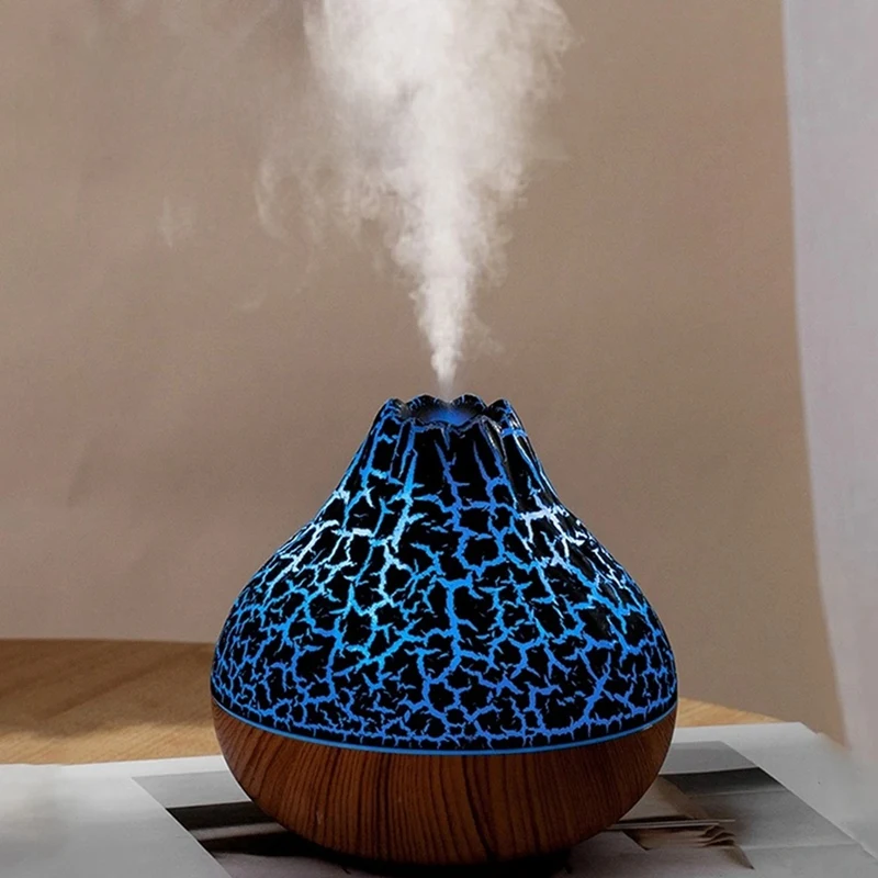 Air Humidifier USB Humidifier Water Mist Diffuser Purifier Air Fresh Seven Color Crack Humidifier