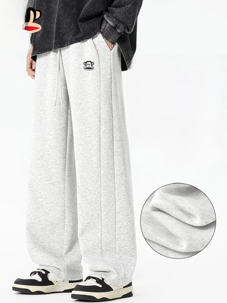 

Men's Casual Straight Leg Pants Autumn Sle Floral ey Heavyweight Long Trousers American Decosition Brand