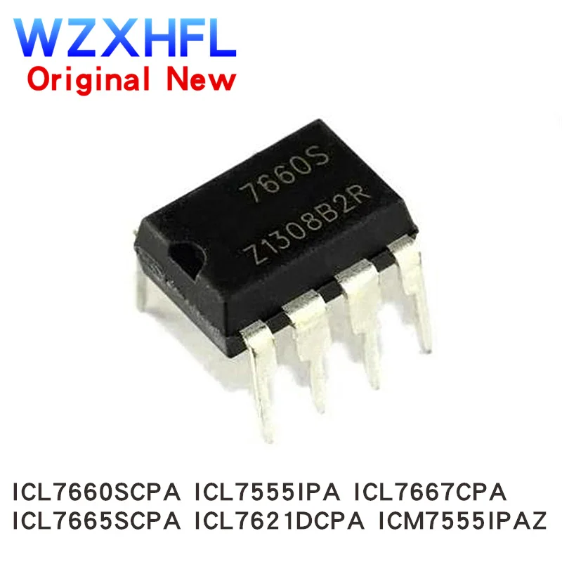 10PCS ICL7660SCPA ICL7660 DIP ICL7660S DIP-8 ICL7660SCPAZ ICL7555IPAZ ICL7555 ICL7667CPA ICM7555 ICM7555IPAZ ICL7665 ICL7621DCPA