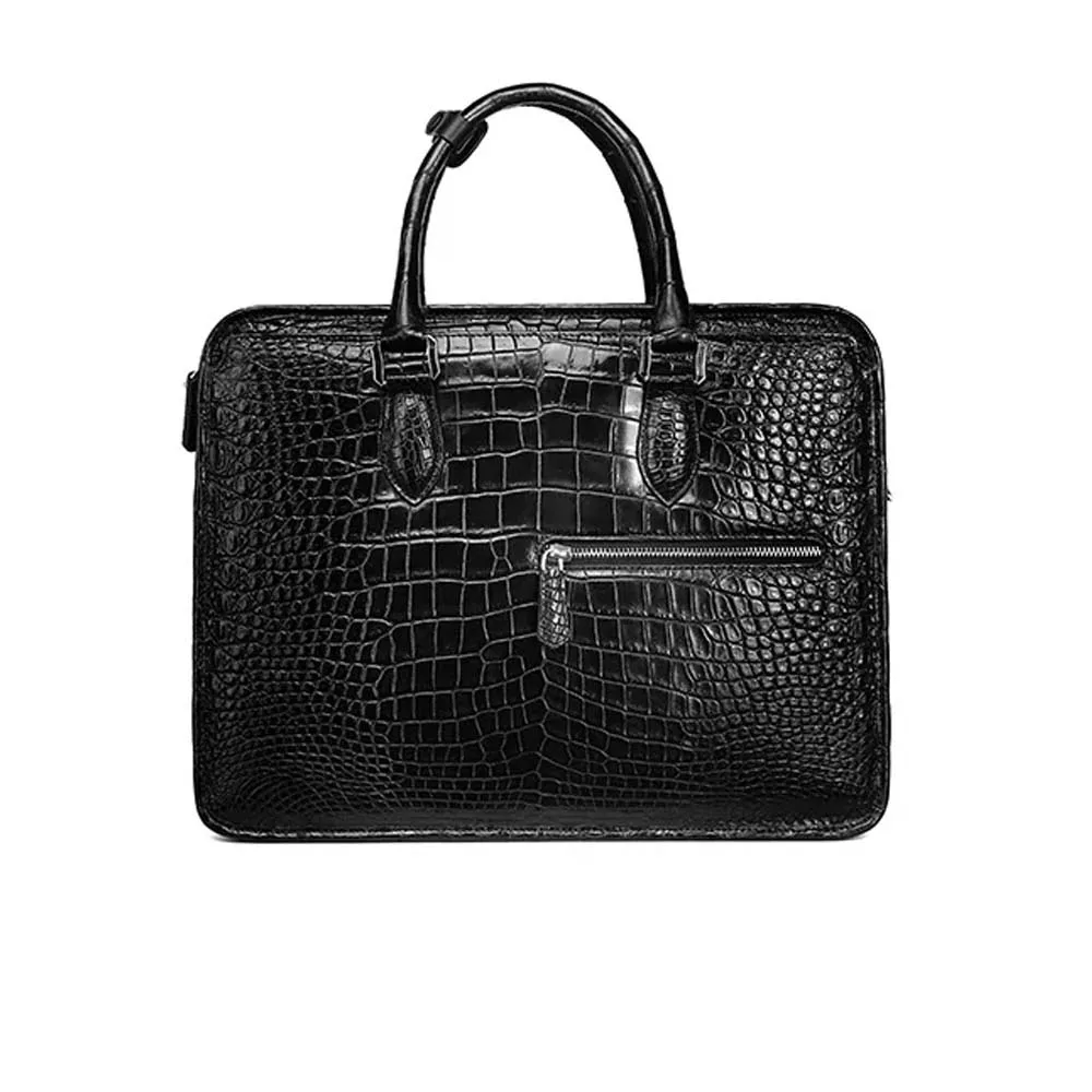 Weitasi Мужская сумка из крокодиловой кожи без швов, ручная сумка на одно плечо, деловая мужская сумка Weitasi Мужская сумка из крокодиловой кожи без швов, ручная сумка на одно плечо, деловая мужская сумка