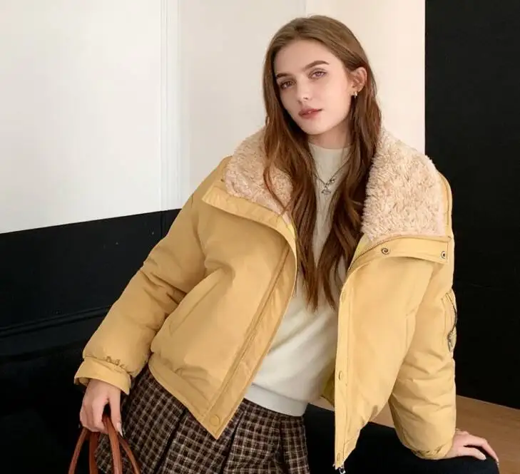 

Парки женские длинные осенние с полиамидной наполнителем изолированный силуэт для похудения регулируемый шнурок на талии закрытый двойной вариант для поездок на работу