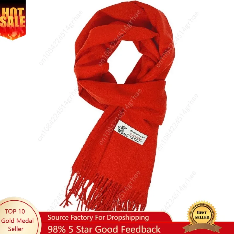 

Glory Max Unisex Plain Solid Color Winter Scarf Cashmere Feel Soft Classic 72"x12"