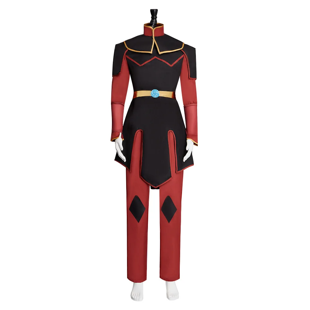 Avatar Cosplay The Last Airbender Azula Prince Zuko Azula Cosplay Costume Battle Suit Set for Women Man Halloween Cosplay Suit view 6