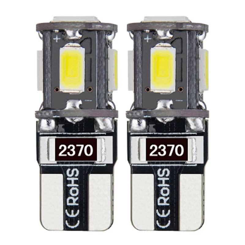 500X Car LED T10 194 168 W5W CANBUS 5630 LED 6 SMD No Error Auto LED Clearance Light License Plate Lamp Reading Side Light 12V