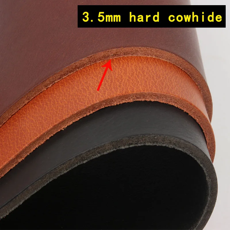 

3.5mm thick head layer hard cowhide DIY vegetable tanned leather knife sheath leather belt waist protection buffalo leather genu