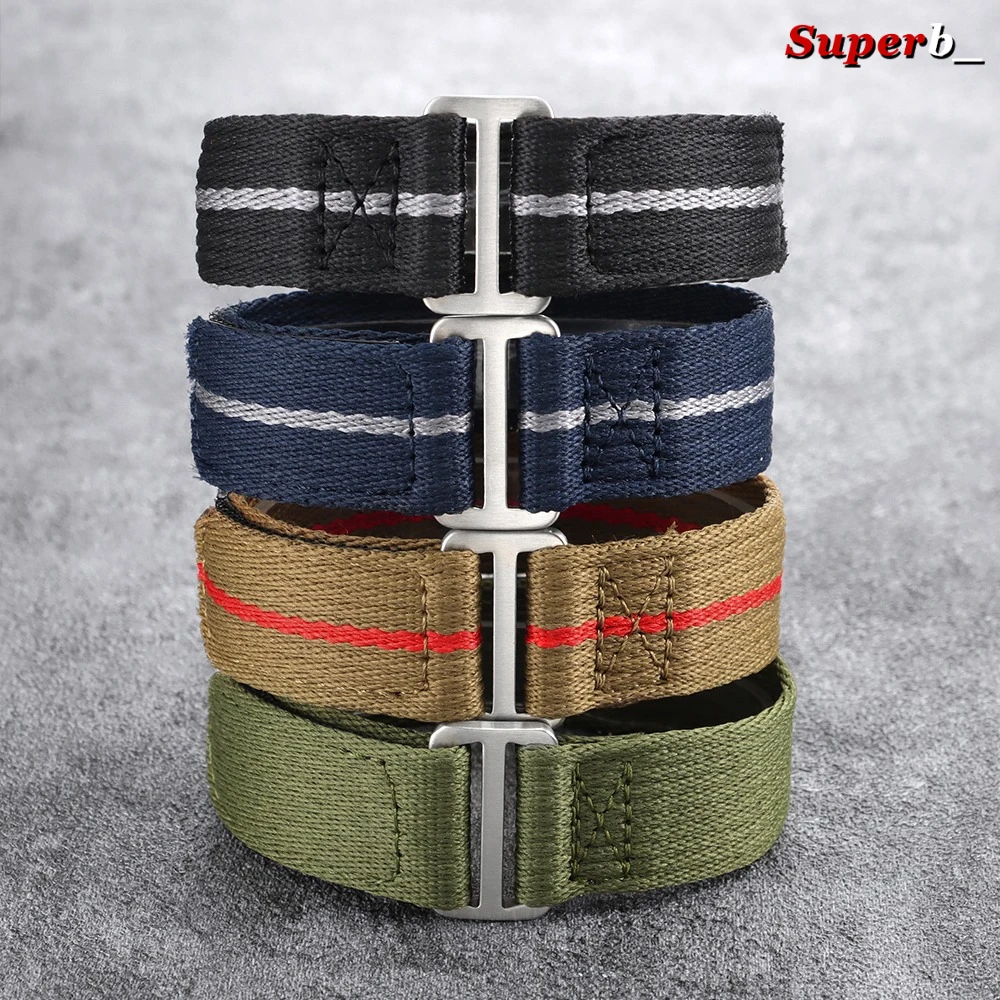 20mm 22mm Nylon Fabric Watch B - Canvas Strap Watch recension och pris