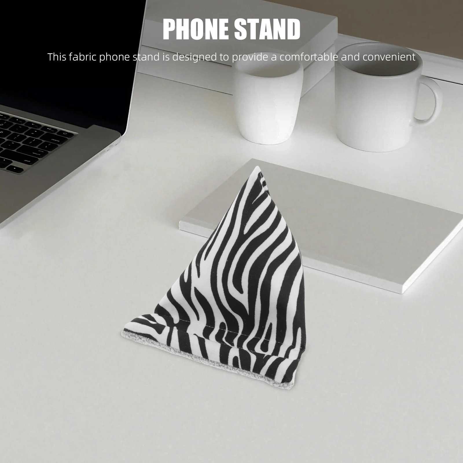 

Portable Tablet Pillow Stand Soft Fabric Phone Holder for Bed Couch Reading Watching Videos Universal Mobile Device Support