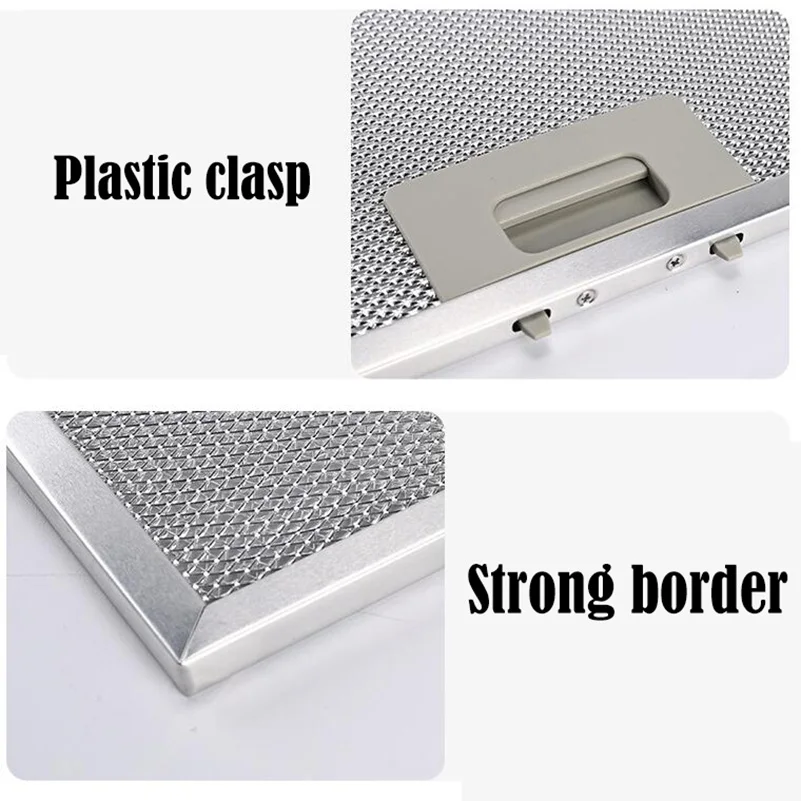 Range Hood Filter Oil Net Aluminum Filter Kitchen Extractor Vent Hood Mesh