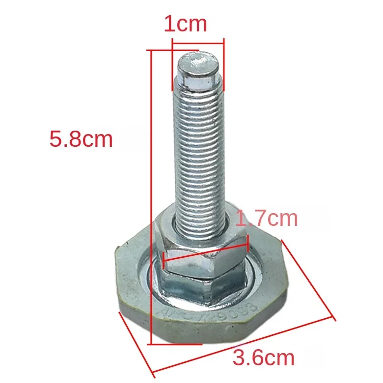 Pies fijos para lavadora de tambor Haier LG, base de tornillo, equilibrio de goma, absorción de impactos, almohadilla antideslizante