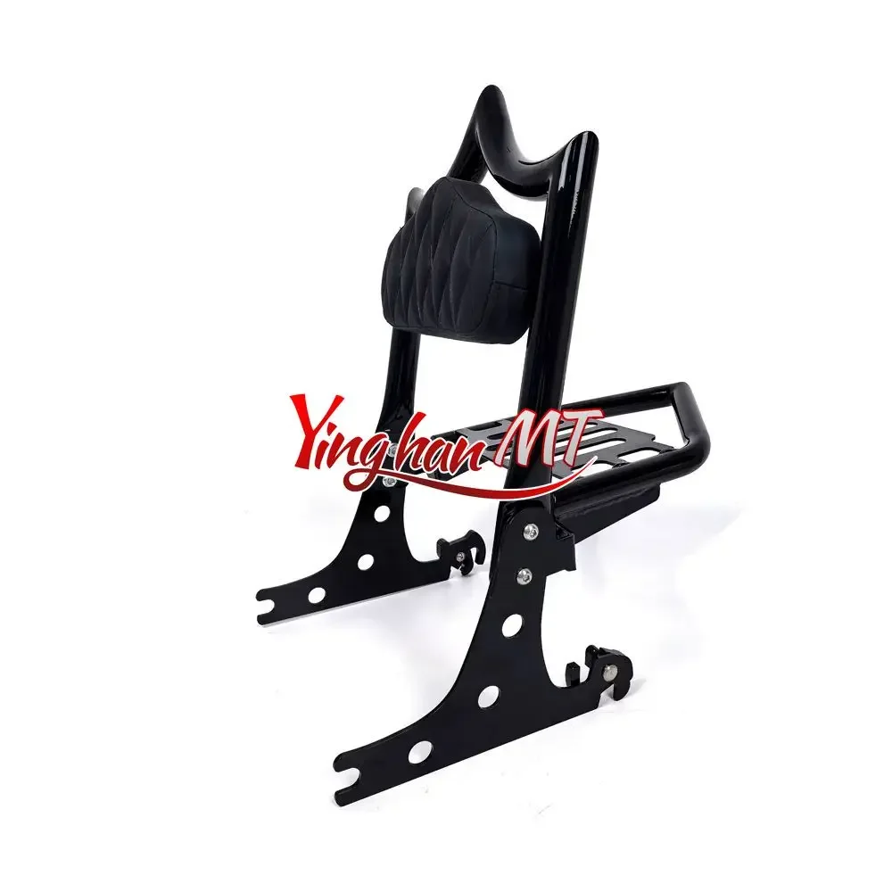 Motorcycle Passenger Sissy Bar Backrest For Harley Softail FLSTF Fat Boy 08-24 Softail Breakout FXBRS 114 13-23