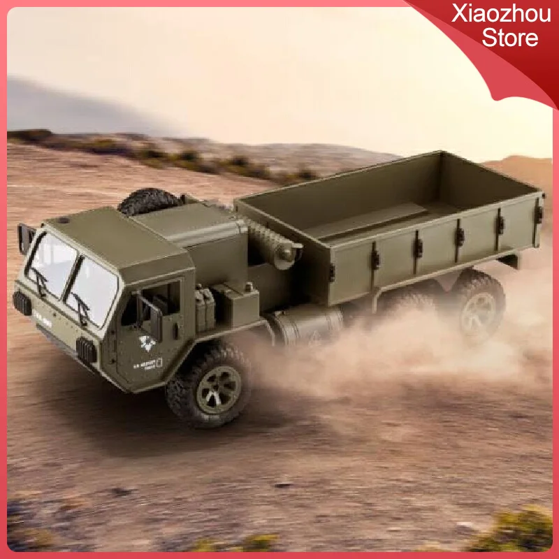 Remote Control Scale Wheeled Truck 1:16 Remote Control Vehicle Model Six Wheel Drive Wifi Cameras Simulation Military Card Rc