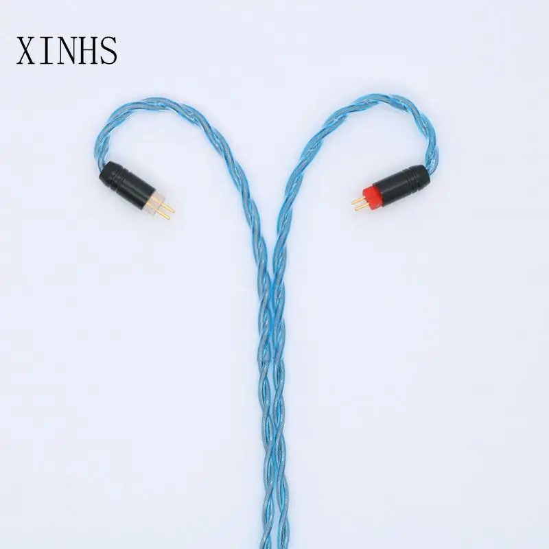 XINHS 4 núcleos etéreo 6N Furukawa cobre 3,5/2,5/4,4mm MMCX/0,78mm/QDC/NX7 2 pines para KXXS LZ A7 MK3