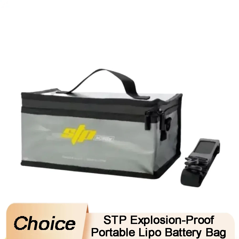 

STP Fireproof Waterproof Explosion-Proof Portable Lipo Battery Safety Bag for FPV Racing Drones