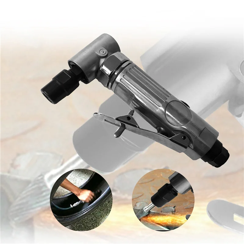 

ABRW-2X 1/4 Inch Air Angle Die Grinder 90 Degree Pneumatic Grinding Machine Cut Off Polisher Mill Engraving Tools Set