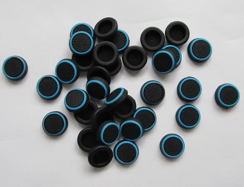 20 unids/lote, tapa de silicona de colores mezclados, tapas de agarre luminosas para pulgar para Ps4, Ps5, Xboxone, controlador de Joystick serie S X