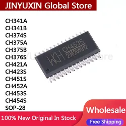 5Pcs New CH453S CH453 CH341A CH341B CH341 CH374S CH375 CH375A CH375B CH376S CH421A CH423S CH451S CH452A CH454S IC Chip Stock