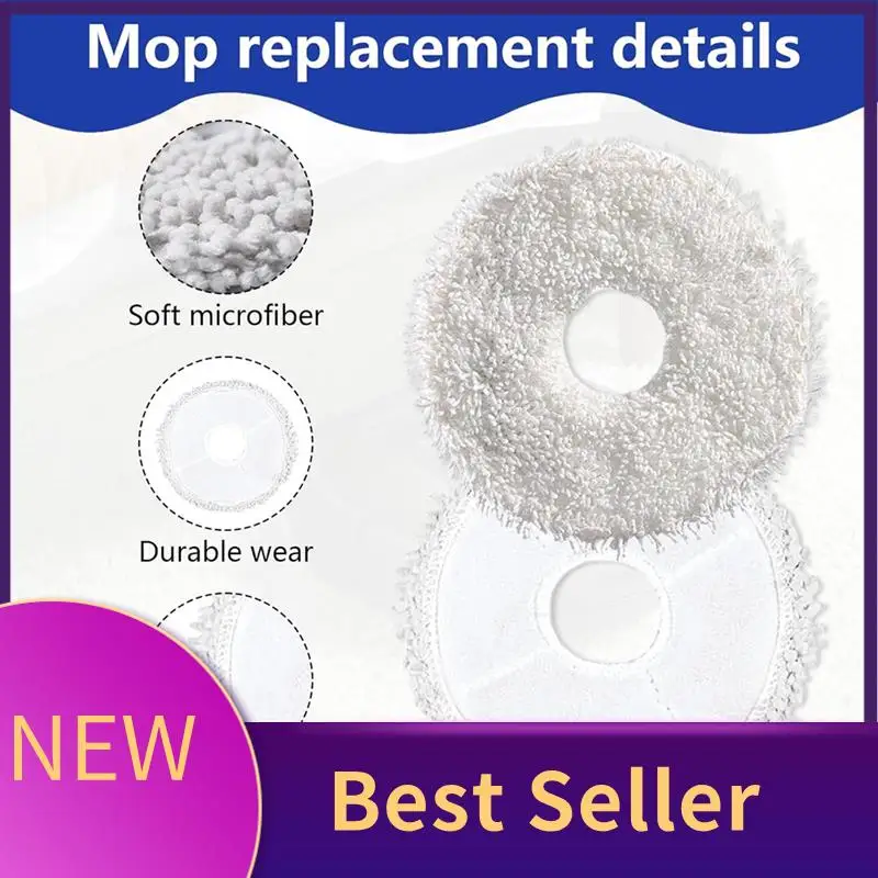

B46C Wiping Cloths Accessories For Dreame L20 Ultra, Cleaner For Dreame L10s Ultra, Washable Microfibre Wet Mop Pad Accessories
