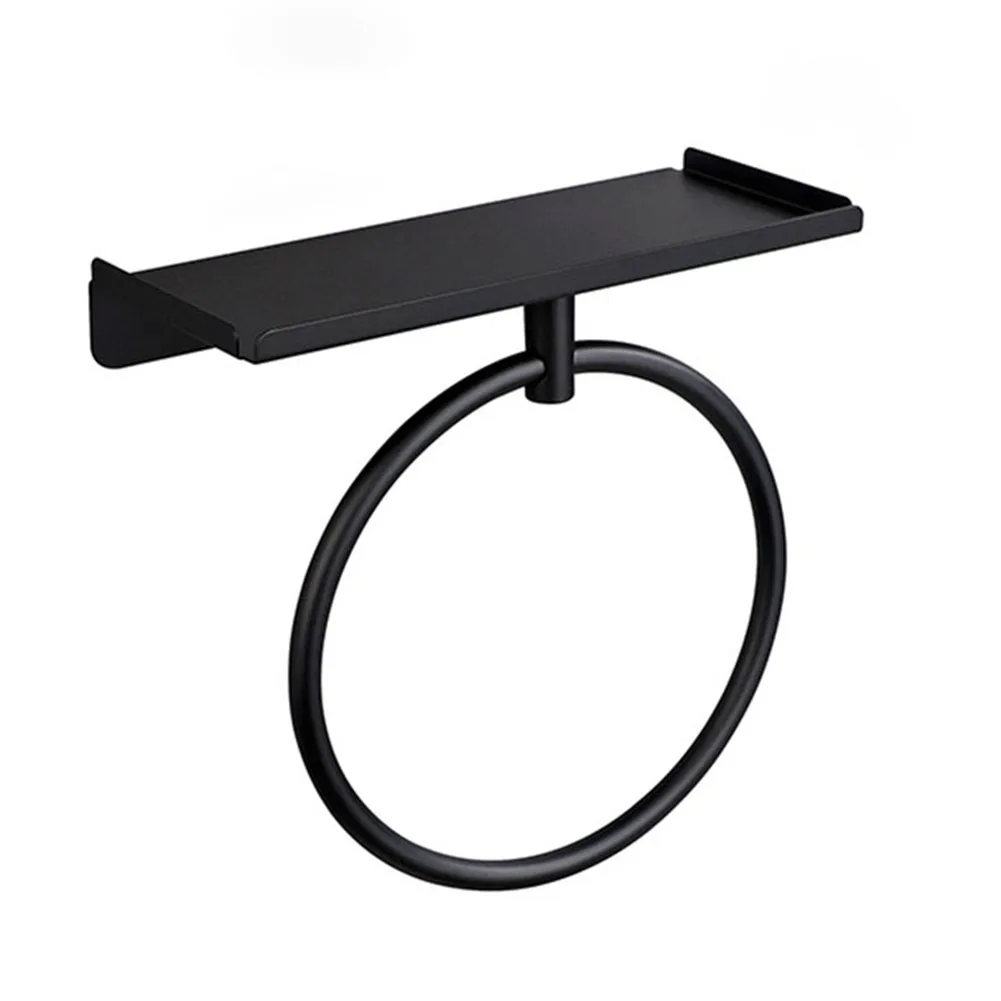 

Компактный держатель для полотенец без перфорации Вешалка для полотенец Организация дома Быстрая установка Вешалка для полотенец Конструкция против падения