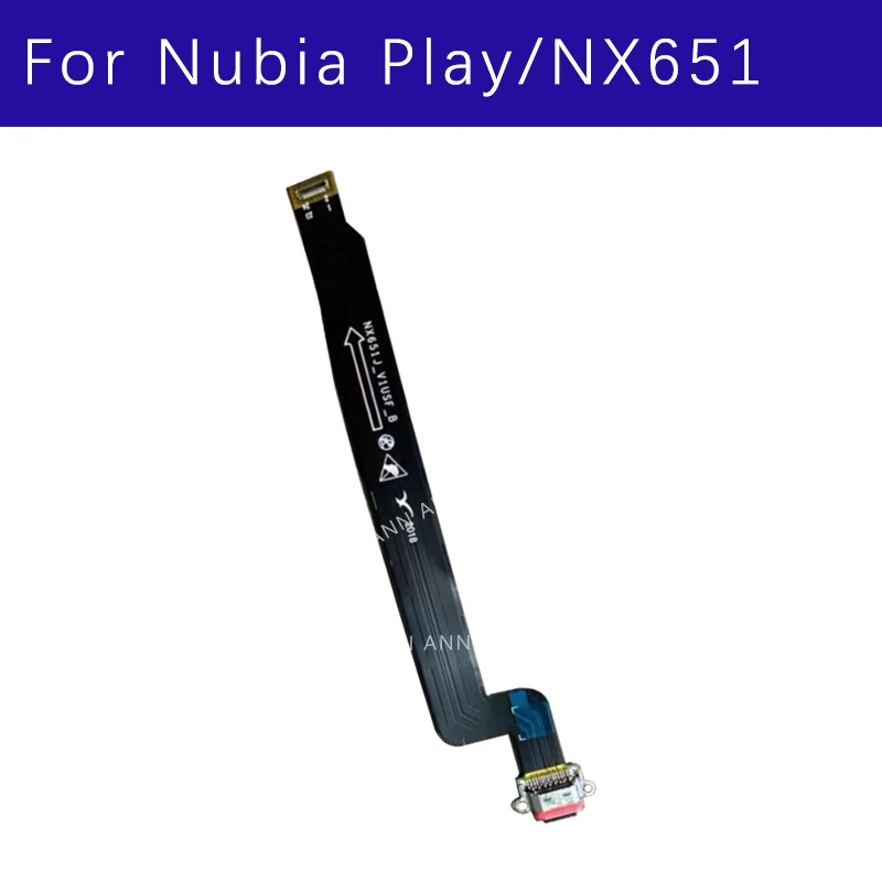 

For ZTE Nubia Play 5G NX651J Original USB Charging Port FPC Mainboard Flex Cable Repair Parts