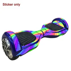 Adesivo per Scooter elettrico da 6.5 pollici Hoverboard Gyroscooter Sticker Two Wheel Self Balancing Scooter Hover Board Skateboard Sticker