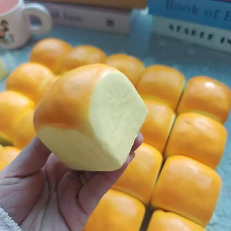 Soft Squeezable Realistic Bread Squishy Toy Slow Rising Stress Relief Sensory Toy for Kids Adults Daily Relax Fidget Gifts
