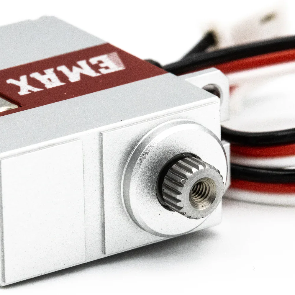 EMAX ES9256HV Cyfrowe Serwo Szeregowe z Metalowymi Przekładniami 0.07s/60 °   4,8V TTL 360 °   Ciągła rotacja dla robotów i modeli RC o stałym skrzydle