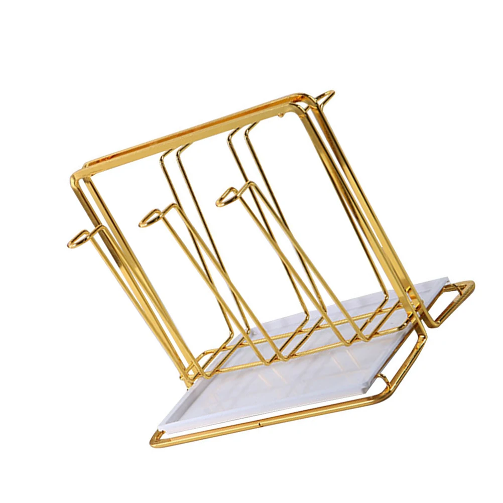 

Cup Storage Rack Water Cups Mugs Drying Stand Tray Bottle Kitchen Plastic Drain Racks Sturdy Portable Household Organizer