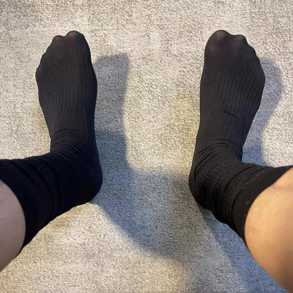 

Мужские носки-трубочки, мужские офисные носки для поездок на работу, износостойкие, дышащие, деловые, легкие, быстросохнущие, приятные для кожи