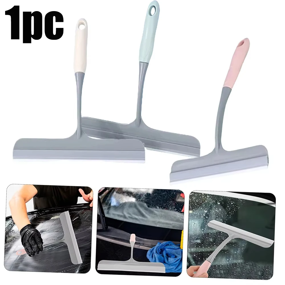 Silicone Scraper Wiper Durable For Window Glass Shower Door Kitchen Countertops Multi-Surface Car Glass Dewatering Cleaning Tool