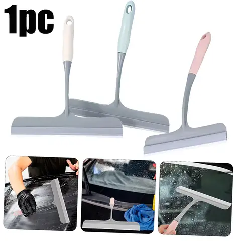 Silicone Scraper Wiper Durable For Window Glass Shower Door Kitchen Countertops Multi-Surface Car Glass Dewatering Cleaning Tool