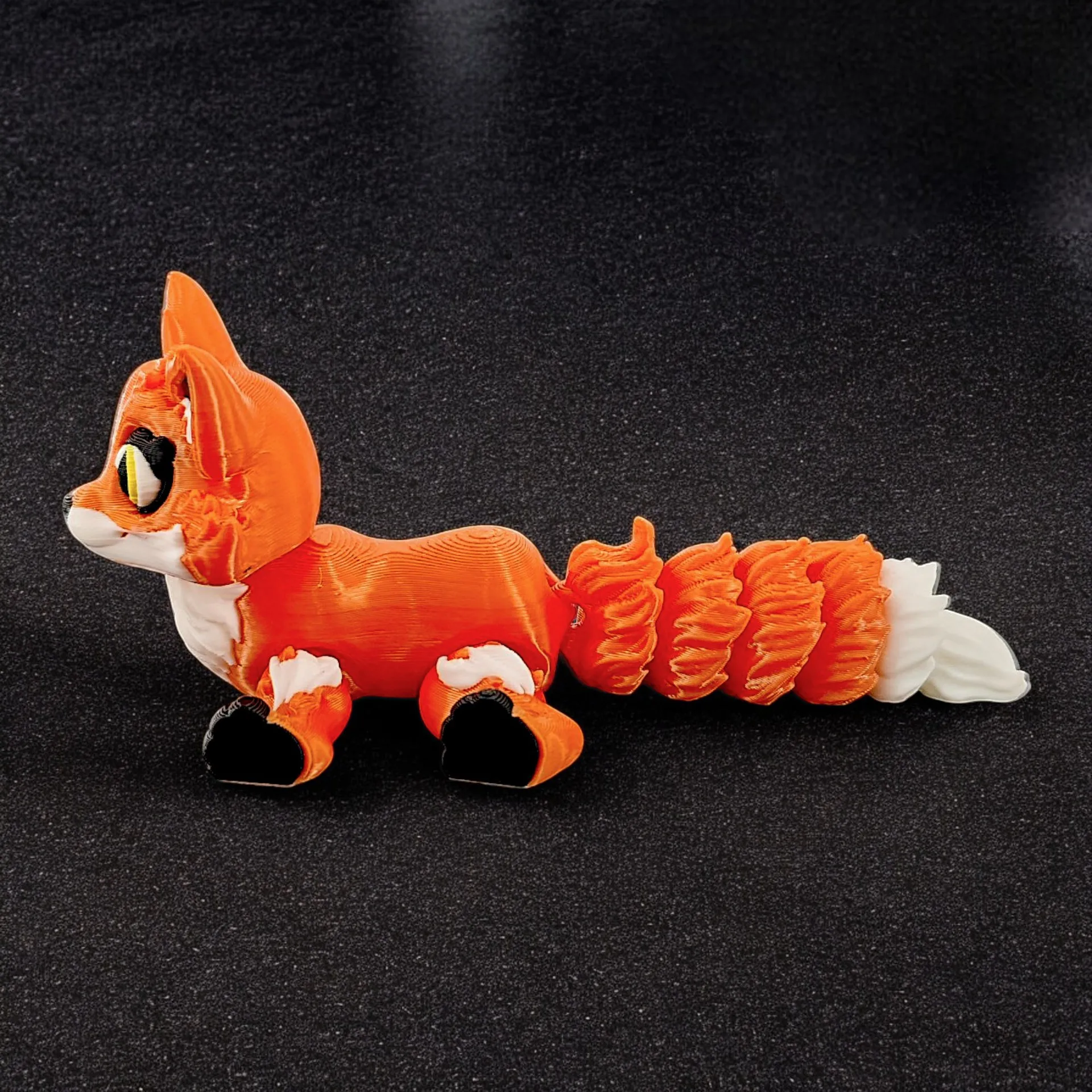 جديد ثلاثية الأبعاد لعبة مطبوعة نماذج للحيوانات صغيرة لطيف الثعلب التماثيل عناصر مصغرة سطح المكتب الحلي ديكورات المنزل هدايا الأطفال