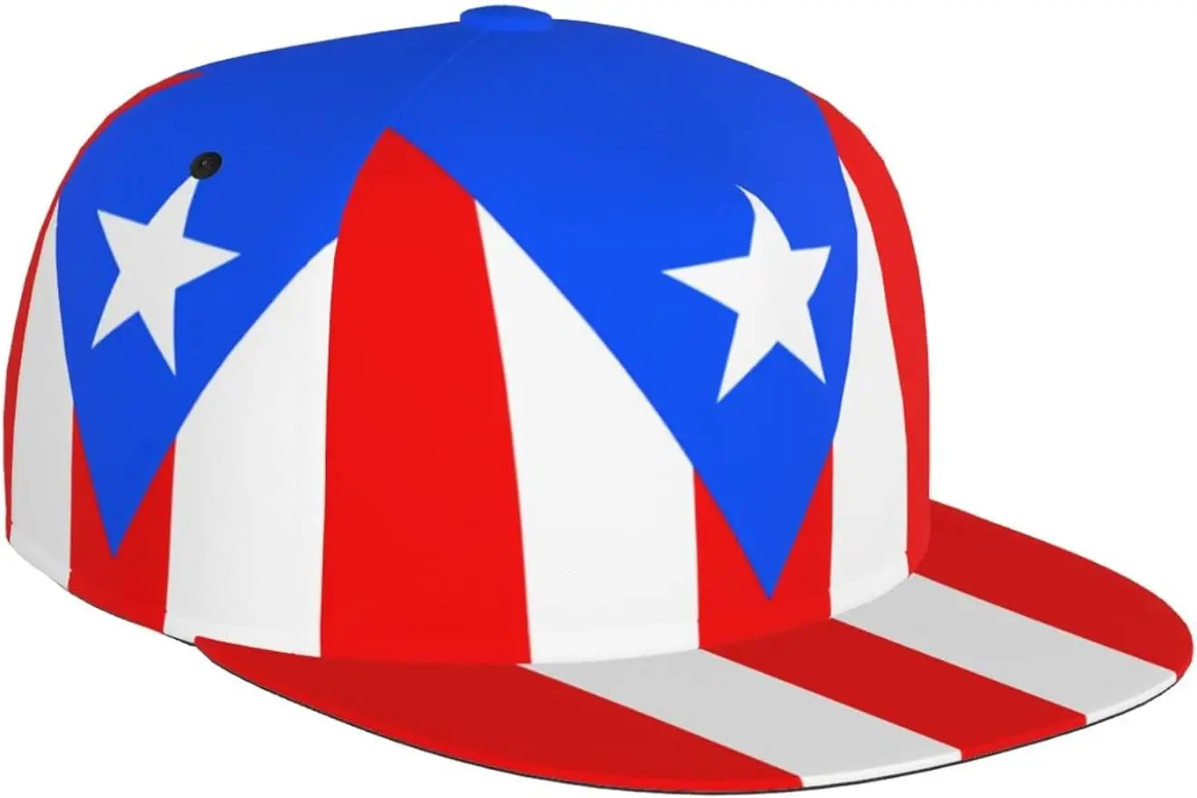 Puerto Rico Baseball Cap Workout Hats with Adjustable Strap for Men & Women Dad Hat Snapback Hat