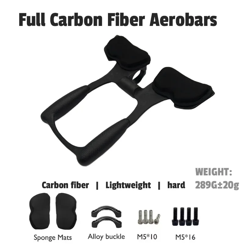 

Ultra Light Full Carbon Fiber TT Bar Handlebar for Road And Mountain Bikes - Stylish Cycling Accessory