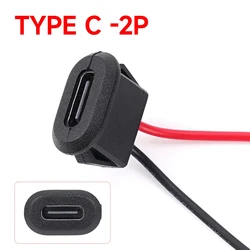 5PCS USB 2.0 Direct Pressure Welded Wire Type Mother Lamp Toy Charging Port Table Lamp Precision Instrument Charging Port