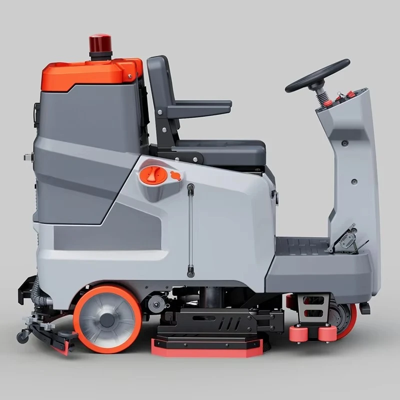 Heavy Duty Ride on High Pressure Cleaning Floor Scrubber Sweeper Machine for Garden Washing