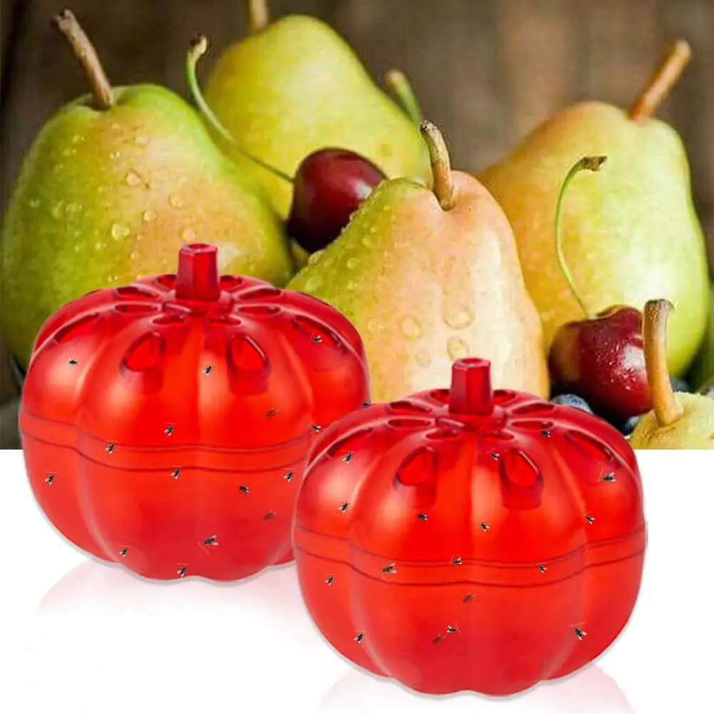 2Pcs Fruit Outdoor Traps House Gnat Killer Orchard Mosquito Home Indoor Plastic Reusable Orchard Insect Trap, Pest Control