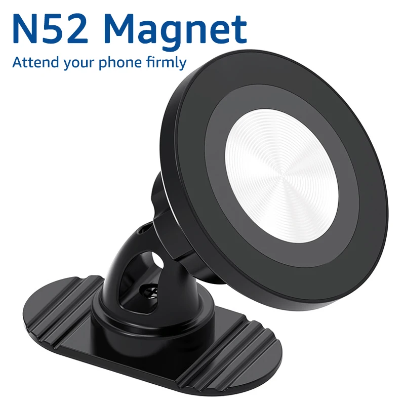 Magnetic Car Cell Phone Stand GPS Support for iPhone 15 Xiaomi Strong Magnet Car Dashboard Phone Holder Compatible with MagSafe