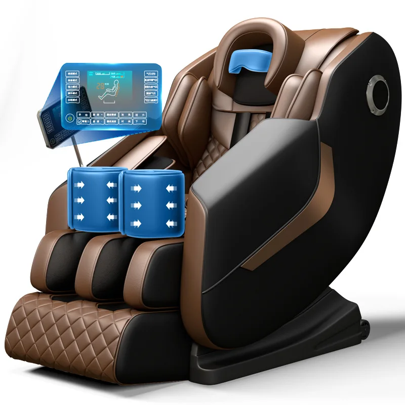 Massage Chair Home Full Automatic Body 8D Cross-border E-commerce English New Multifunctional Massager Space Sofa Cabin Musical