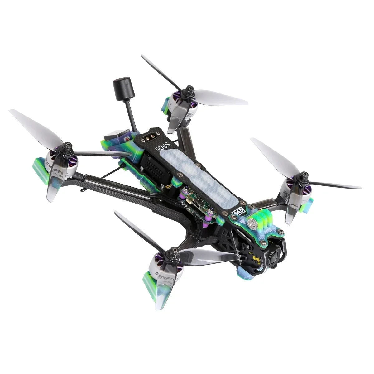DYS SFD5 Deadcat ประเภท 5 นิ้ว Freestyle FPV Drone 6S HD O3 คาร์บอนไฟเบอร์ FPV Racing Drone