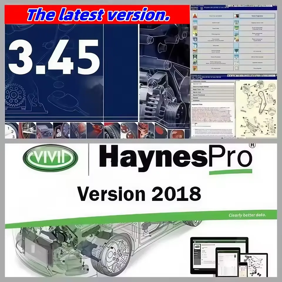 2025 Latest Auto Data 3.45 Car Software + vivid HAYNES PRO 2018 AtrissStakis Technik Workshop DATA Multi languages Windows 10