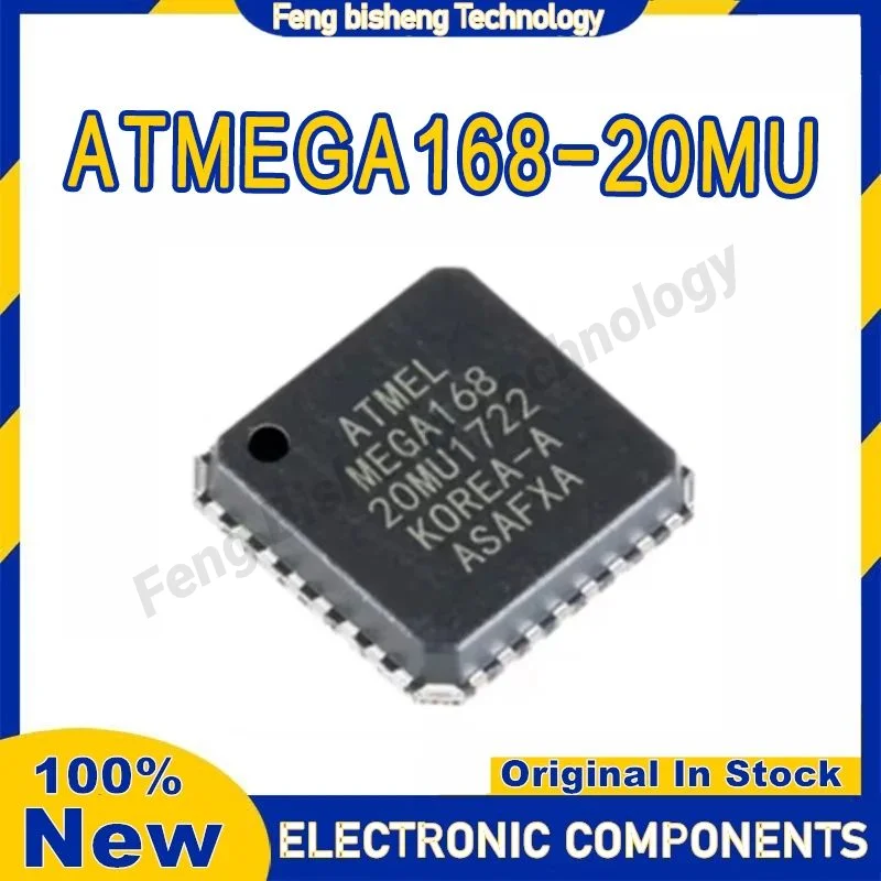 ATMEGA168-20MU ATMEGA168-20 ATMEGA168 ATMEGA IC MCU رقاقة VFQFN-32 في المخزون