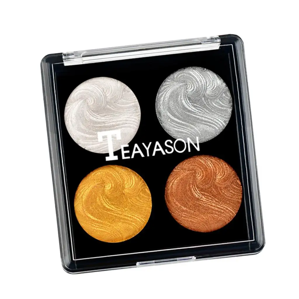 Matte Bronzer Palette with Highlighter Powder Face Contour Pressed Powder Waterproof for Makeup Cosmetics