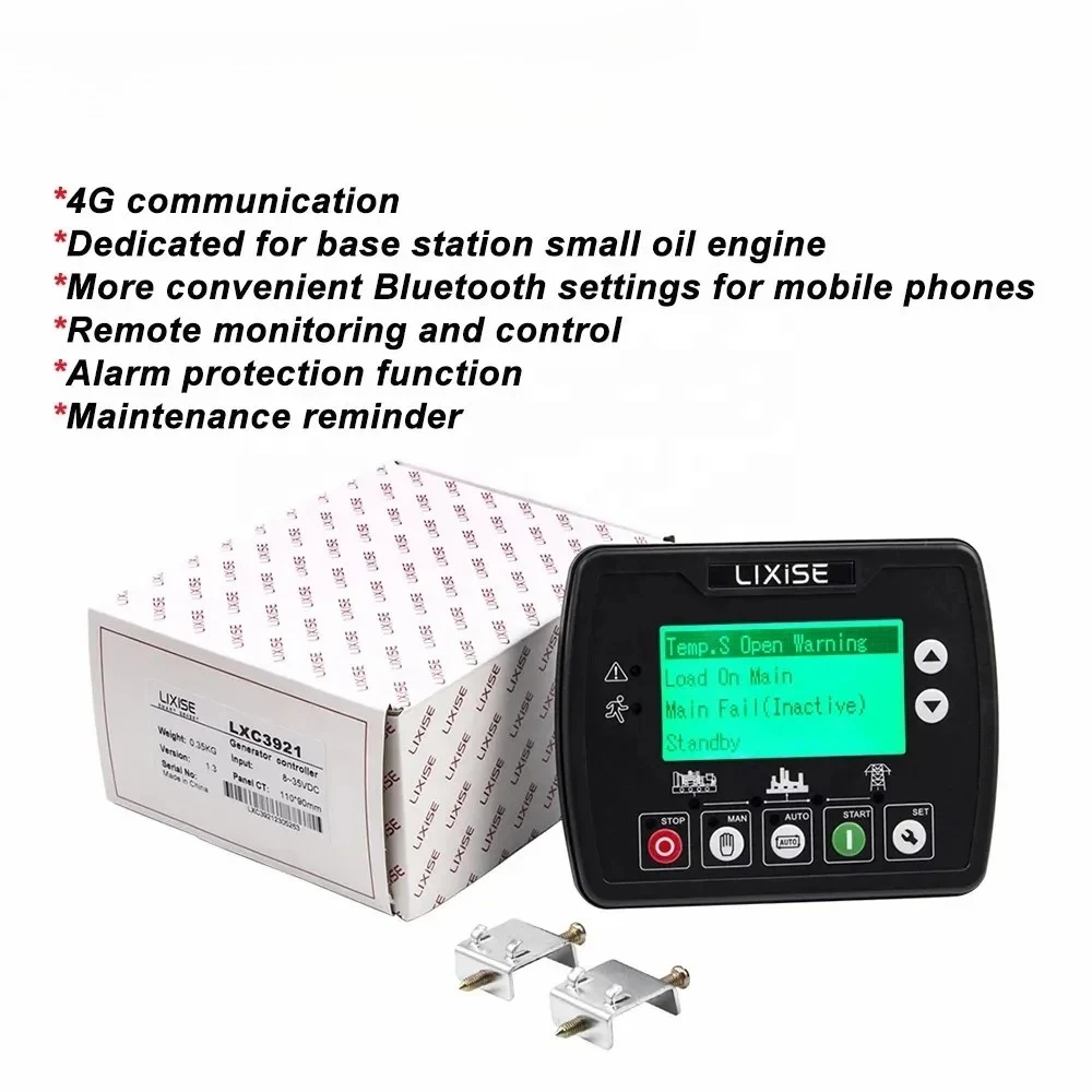 LIXiSE LXC3921 AMF Generator Controller Intelligent Remote Control Module With 4G Communication Bluetooth Setting Genset Parts